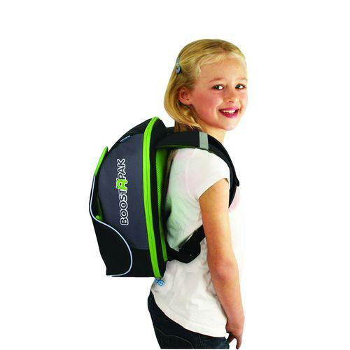 Детский рюкзак-автокресло Trunki Boostapak, черно-зеленое  