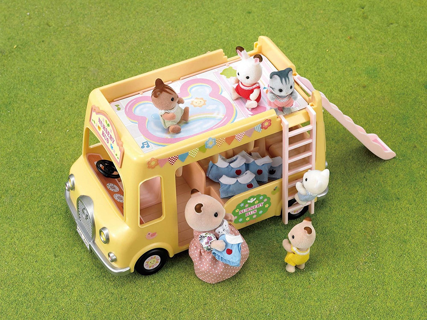 Sylvanian Families - Двухэтажный автобус для малышей  