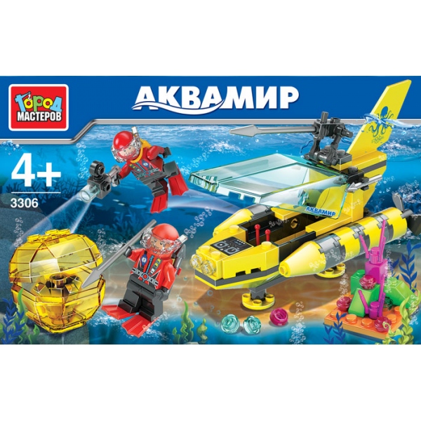 

Конструктор – Аквамир: Искатели сокровищ, 139 деталей