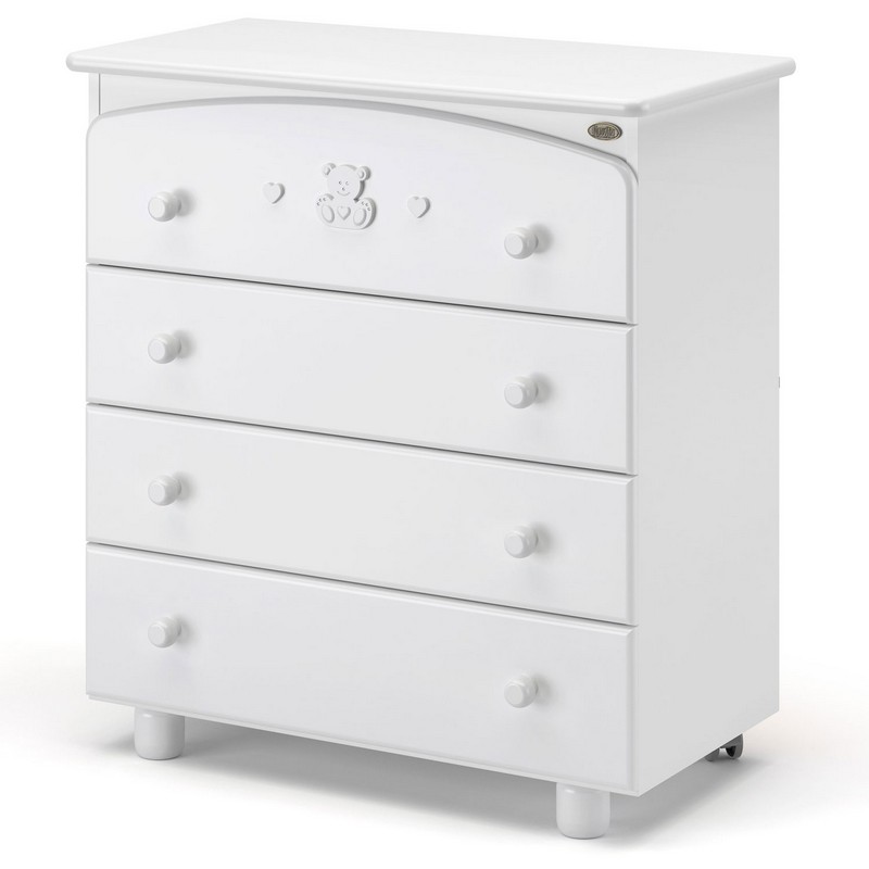

Детский комод Nuovita Sorriso Bianco/Белый