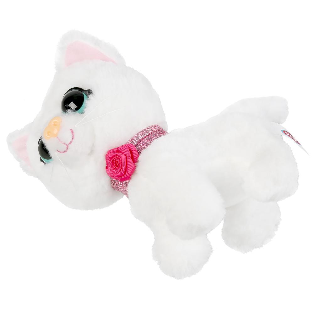 Игрушка мягкая - Кошка Снежинка, 16 см  