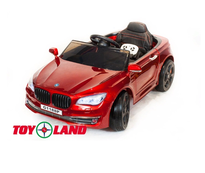 Электромобиль ToyLand BMW 5 красного цвета  