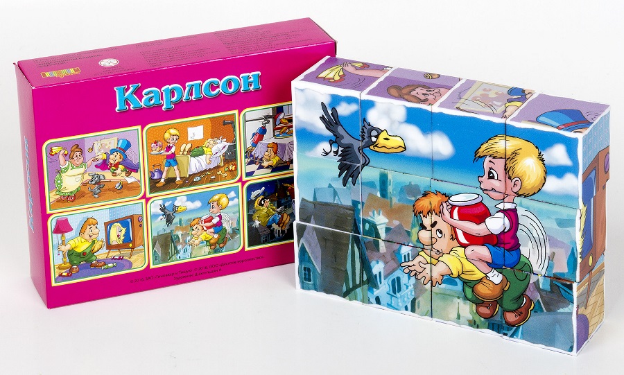 Кубики Карлсон, 12 шт  