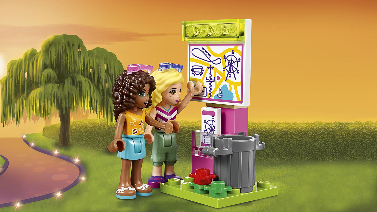 Lego Friends. Парк развлечений - Американские горки  