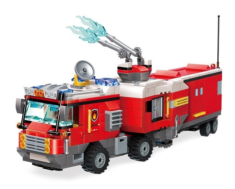 Конструктор – Пожарные службы с машиной и фигурками, 996 деталей  