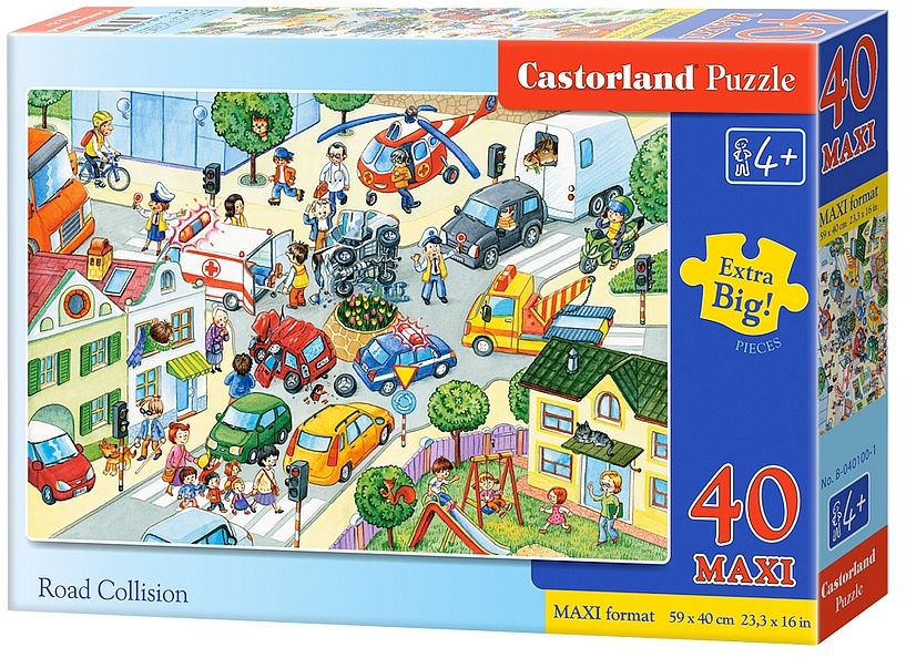 

Пазлы Castorland – Авария, 40 маxi элементов