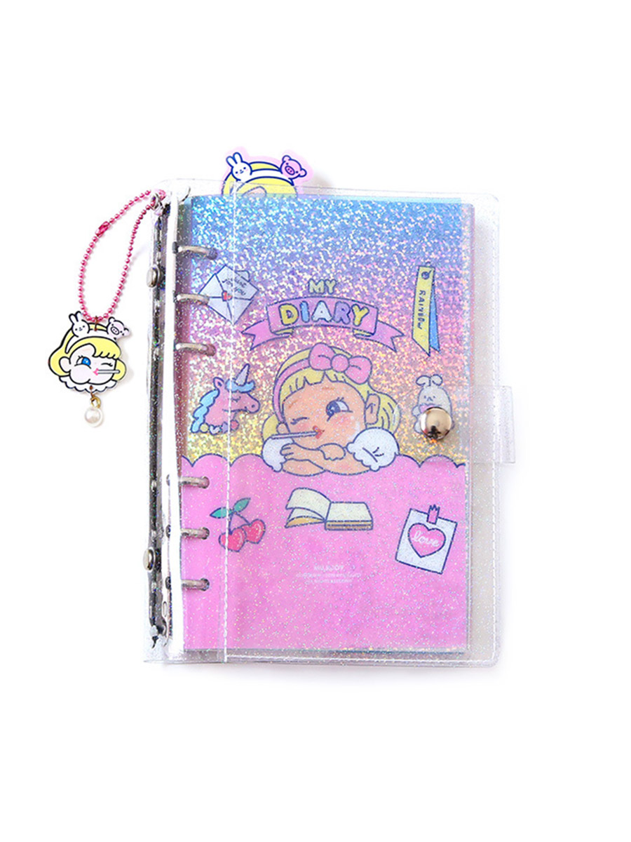 

Планер My Diary Rainbow со сменными блоками в прозрачной обложке, формат А6
