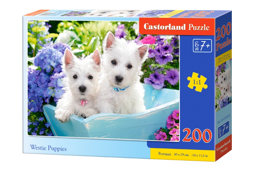 

Пазлы Castorland – Щенки, 200 элементов