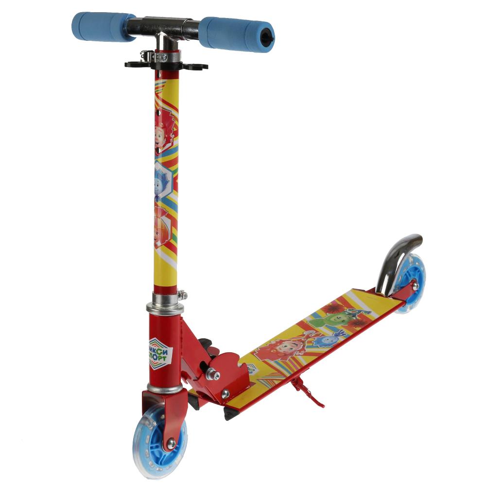 

Самокат 2-колесный Фиксики, складной, сталь, колёса ПВХ 100, свет, ABEC-5
