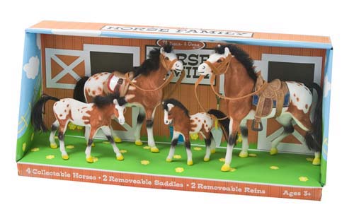

Игровой набор - Семейка лошадей из серии Классические игрушки