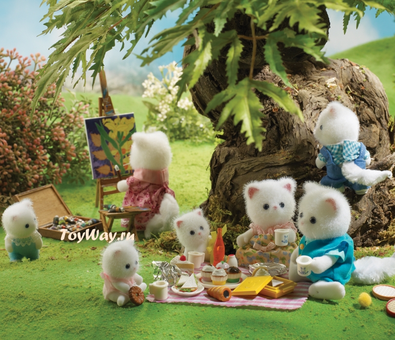 Sylvanian Families - Семья Персидских Котов  