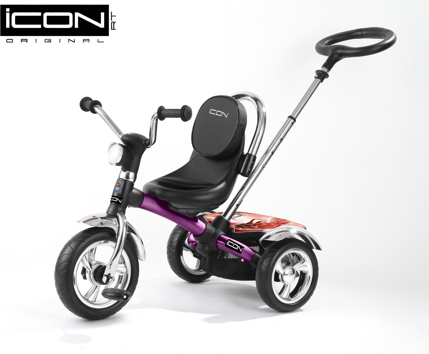 Детский трехколесный велосипед ICON 4 RT original fuksia angel  