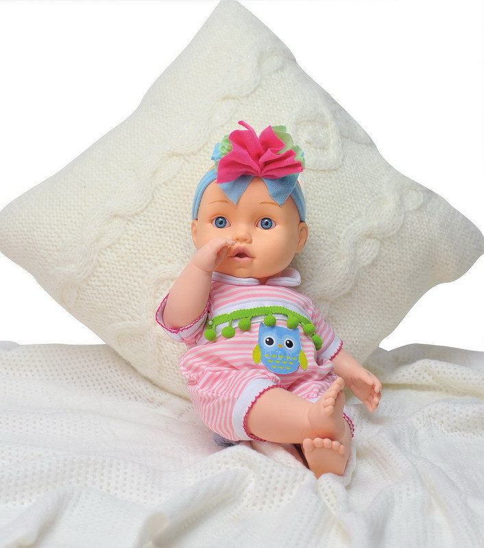 Кукла из серии Bambina Bebe, 42 см., с аксессуарами для кормления, звуковые эффекты  