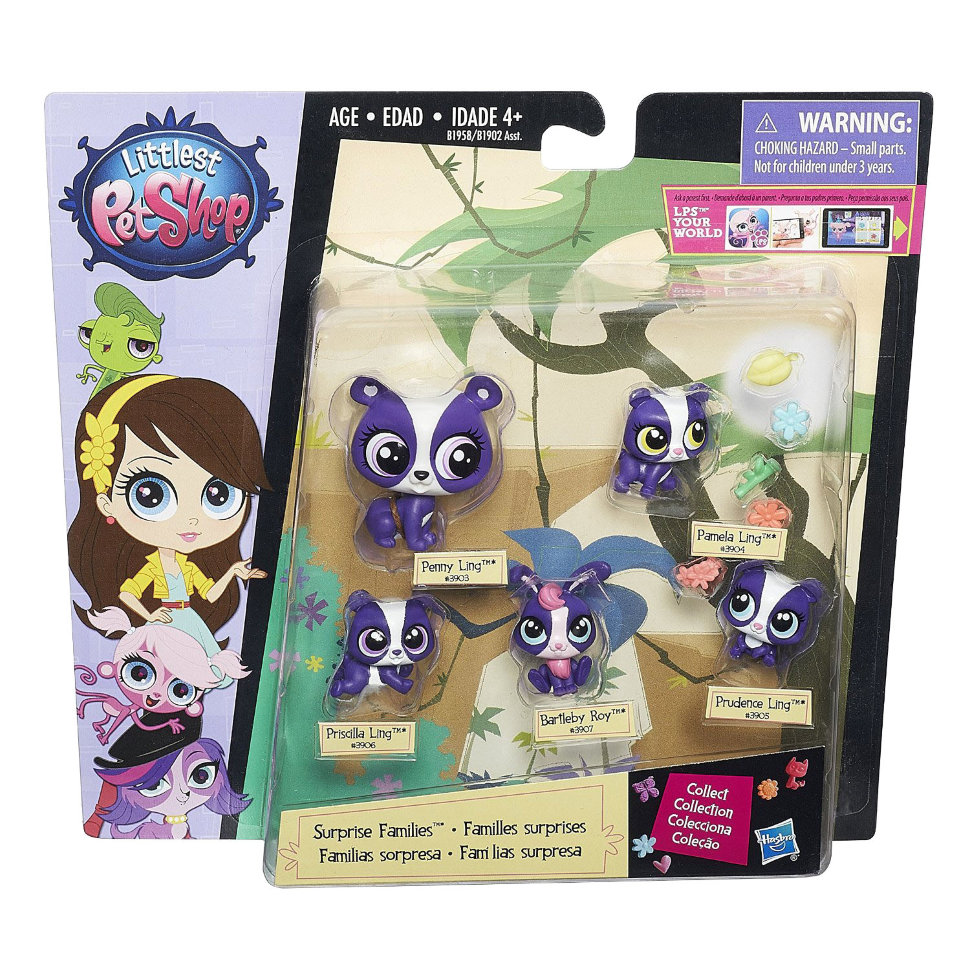 Littlest Pet Shop. Набор - Панды, серия Удивительная семья   