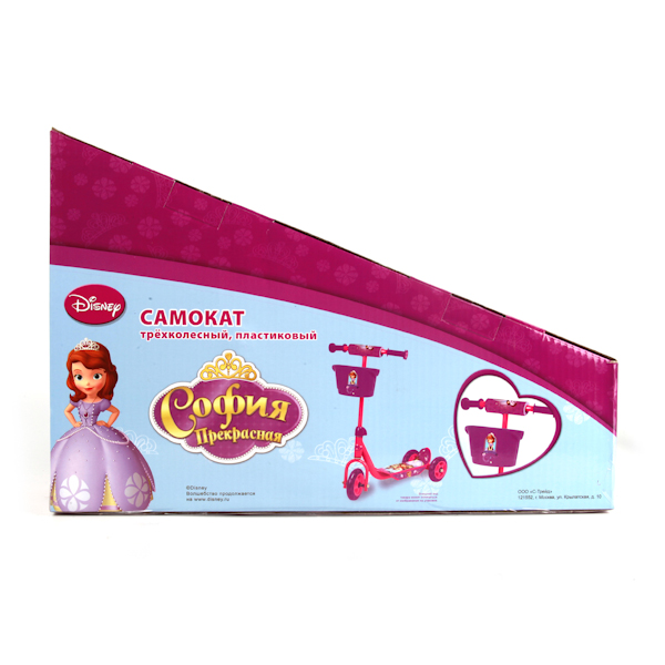 Трехколесный самокат Disney - София Прекрасная  