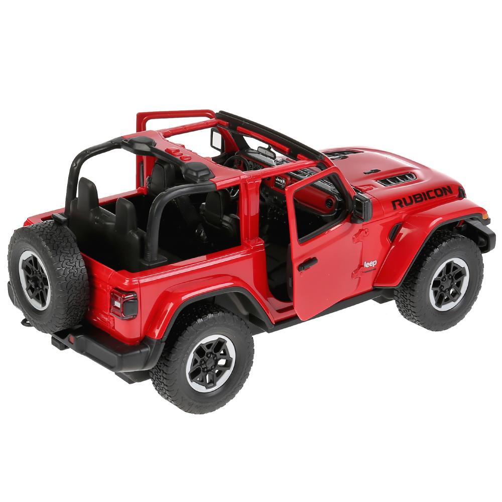 Машина р/у - Jeep Wrangler Jl, масштаб 1:14, двери открываются вручную, со светом   