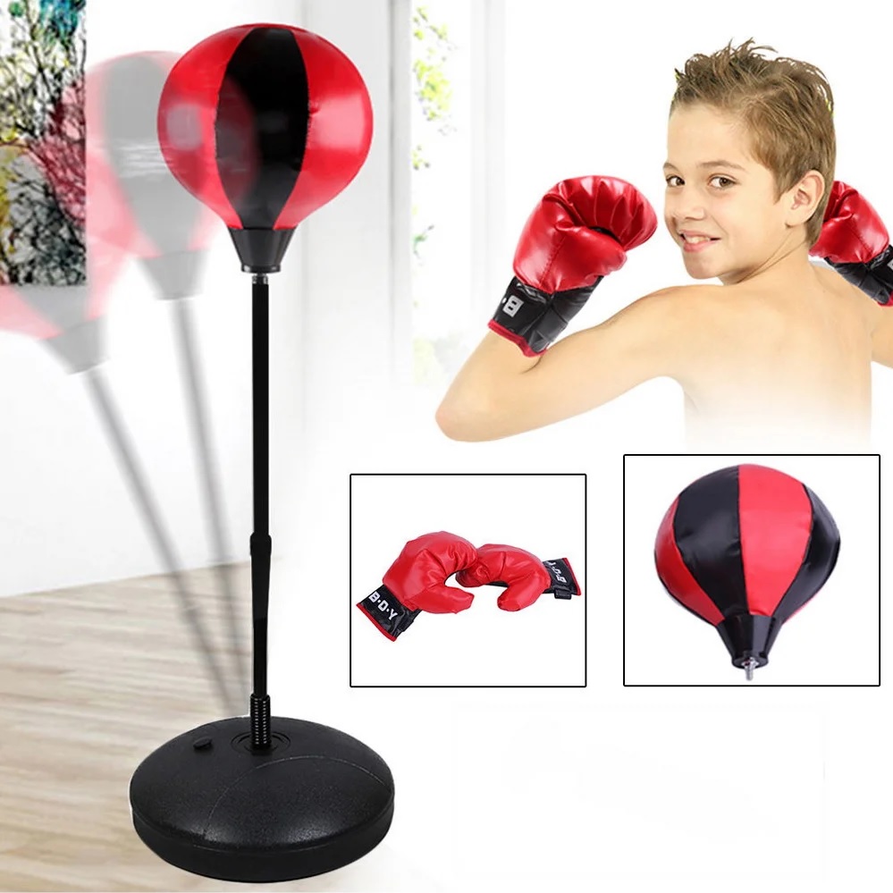 Бокс игрушками купить. Боксерская груша punching Ball Set. Набор боксерская груша на подставке с перчатками Kings Sport 90-130 см. Груша Pantera Energy боксерская. Груша напольная боксерская ab Toys.