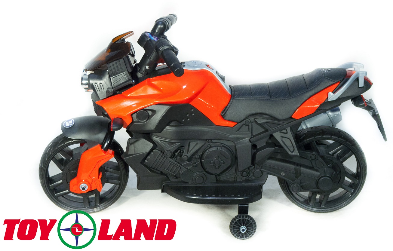 Детский электромотобайк ToyLand Moto JC 918 красного цвета 