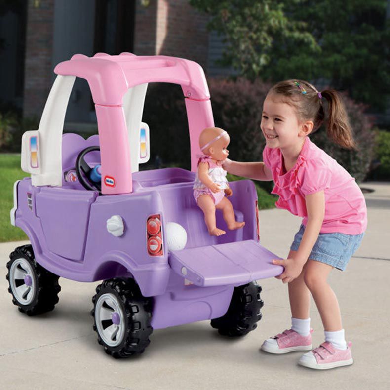little tikes purple truck