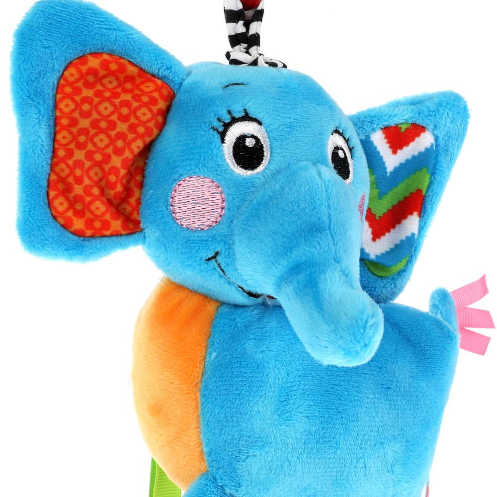 Текстильная подвеска-погремушка Слон с вибрацией  