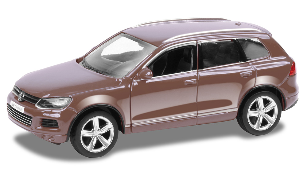 

Металлическая инерционная машина RMZ City - Volkswagen Touareg, 1:32, коричневый матовый