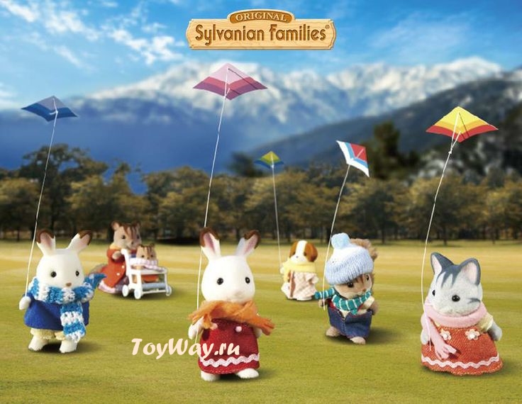 Sylvanian Families - Семья Шоколадных Кроликов  