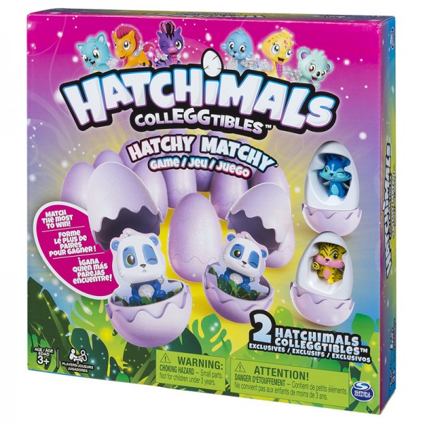 Настольная игра Hatchimals memory, 2 коллекционные фигурки  