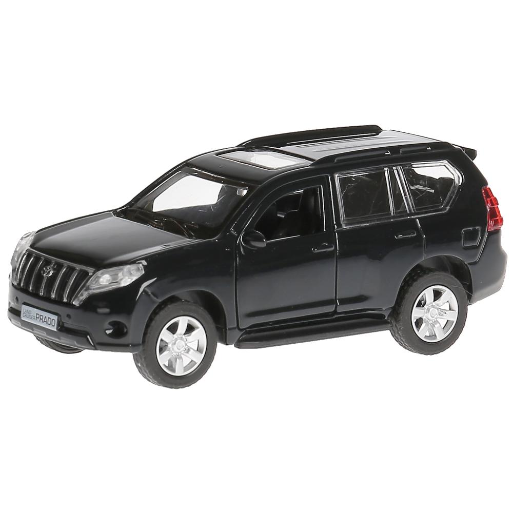 

Модель Toyota Prado, черная, 12 см, открываются двери, инерционная