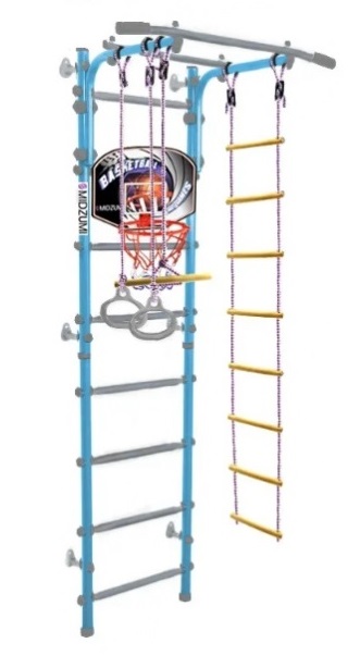 

Шведская стенка Midzumi Banji Basketball Shield, цвет - небесная лазурь