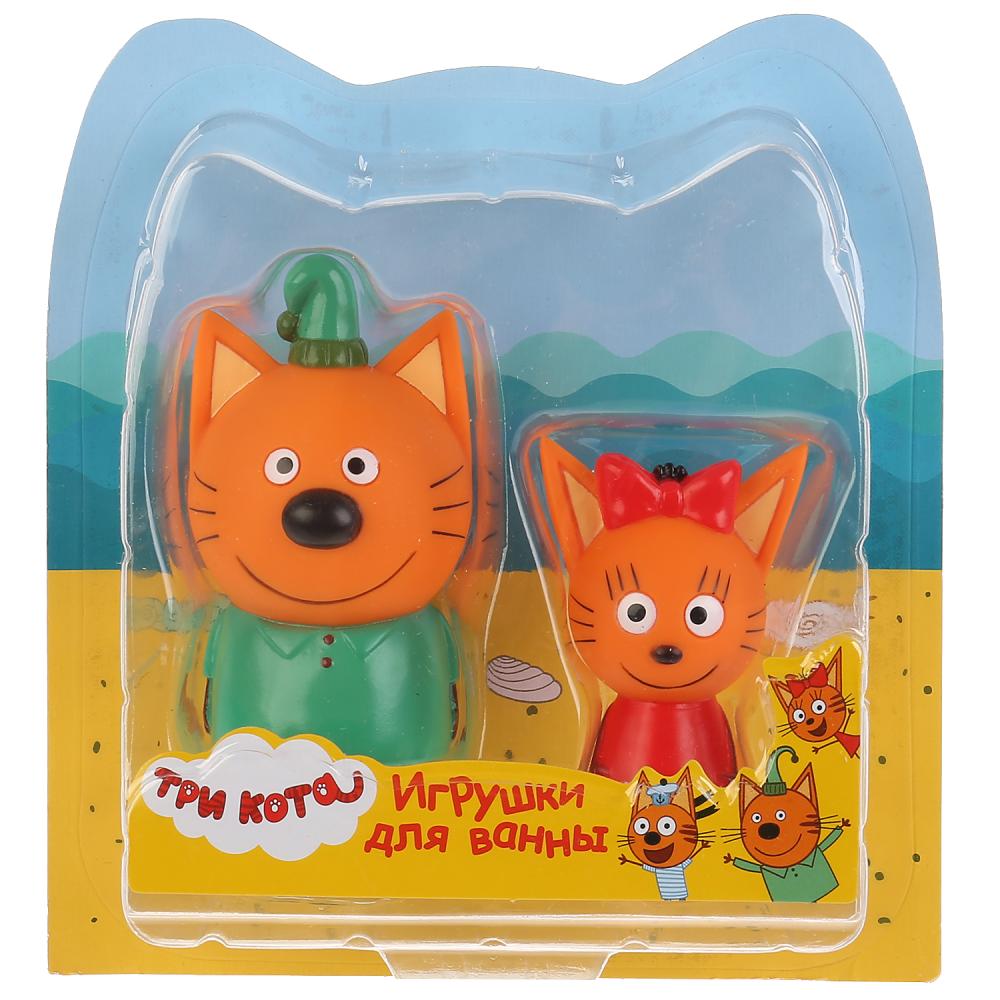 Набор из 2-х игрушек для ванны серия Три Кота: Карамелька и Компот  