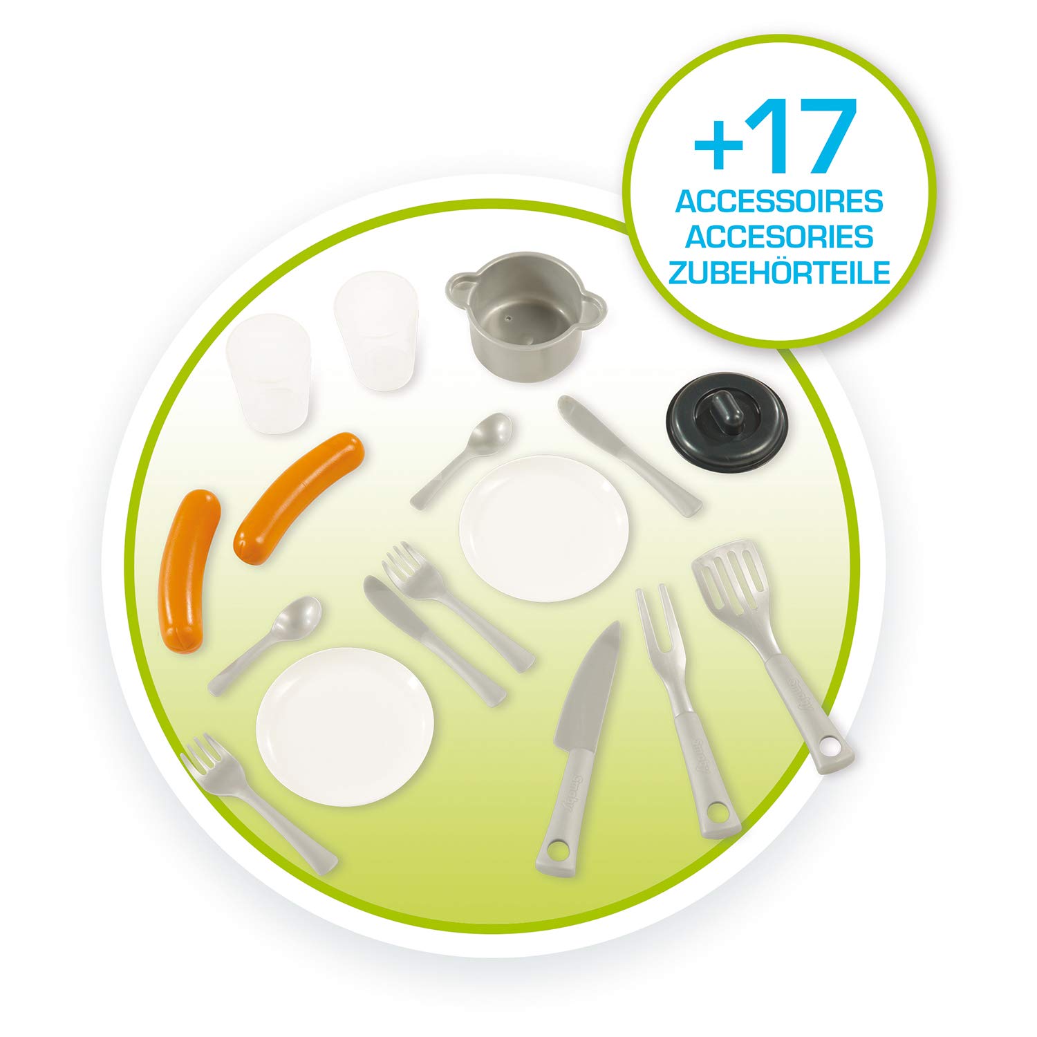 Игровой домик с кухней, красный, размер 145 х 110 х 127 см.  