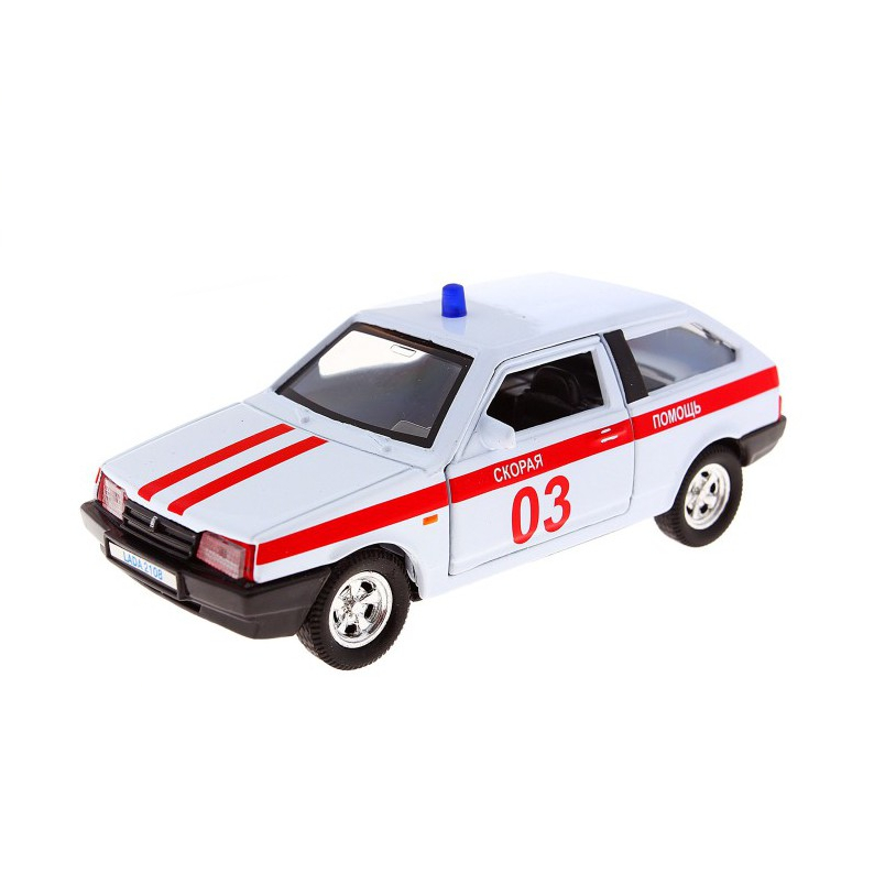 

Машинка металлическая Lada 2108 Скорая помощь, 1:36