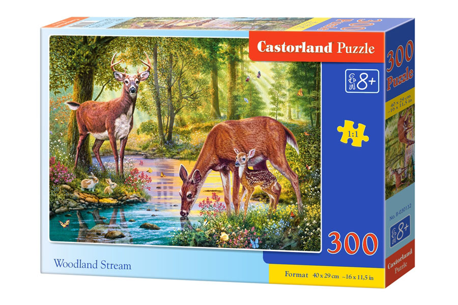 Пазлы Castorland – Олени у реки, 300 элементов  