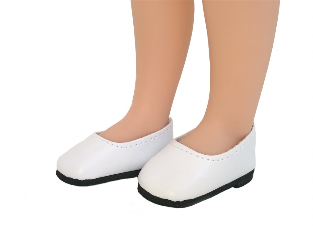Туфли белые, для кукол 32 см  