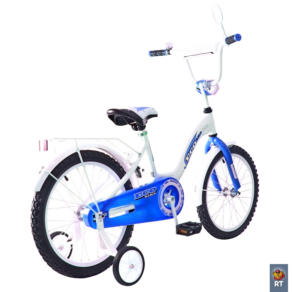 Двухколесный велосипед Aluminium Ecobike, диаметр колес 16 дюймов, голубой  