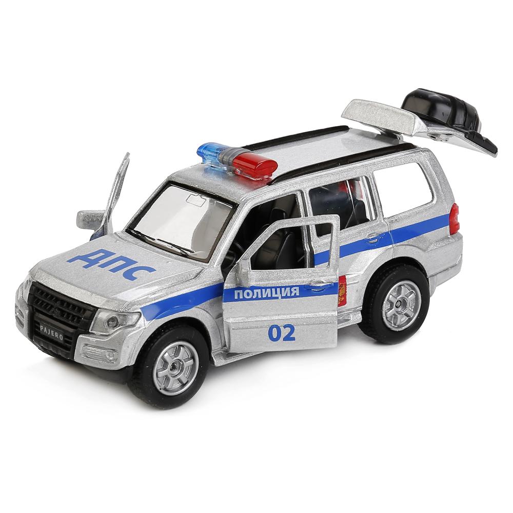 

Металлическая инерционная машина – Mitsubishi Pajero Полиция, 12 см -WBsim)