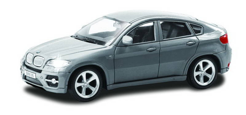 

Металлическая машинка – BMW X6. Серая, 1:43