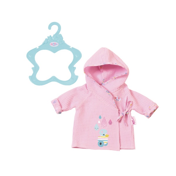 

Халатик для куклы Baby born, с вешалкой