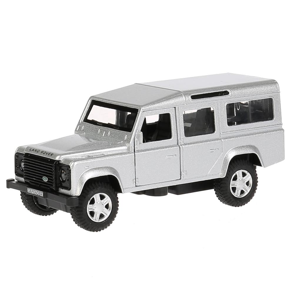 

Машина металлическая Land Rover Defender, серебристая, 12 см, открываются двери, инерционная