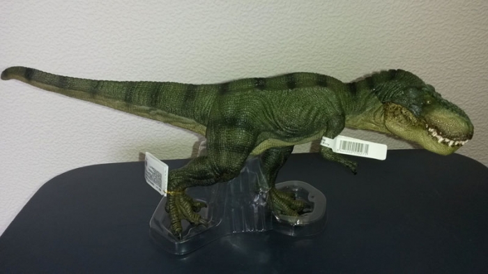 Фигурка - Зеленый тираннозавр Рекс, 10 х 13 х 31 см.  