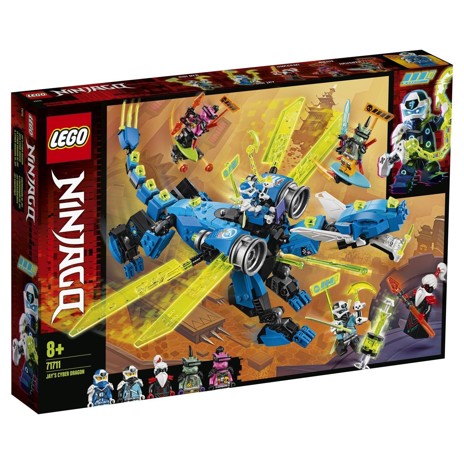 

Конструктор Lego Ninjago Кибердракон Джея