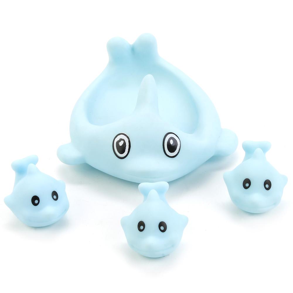 

Игрушки для ванной – Дельфин-мыльница с 3-мя дельфинами