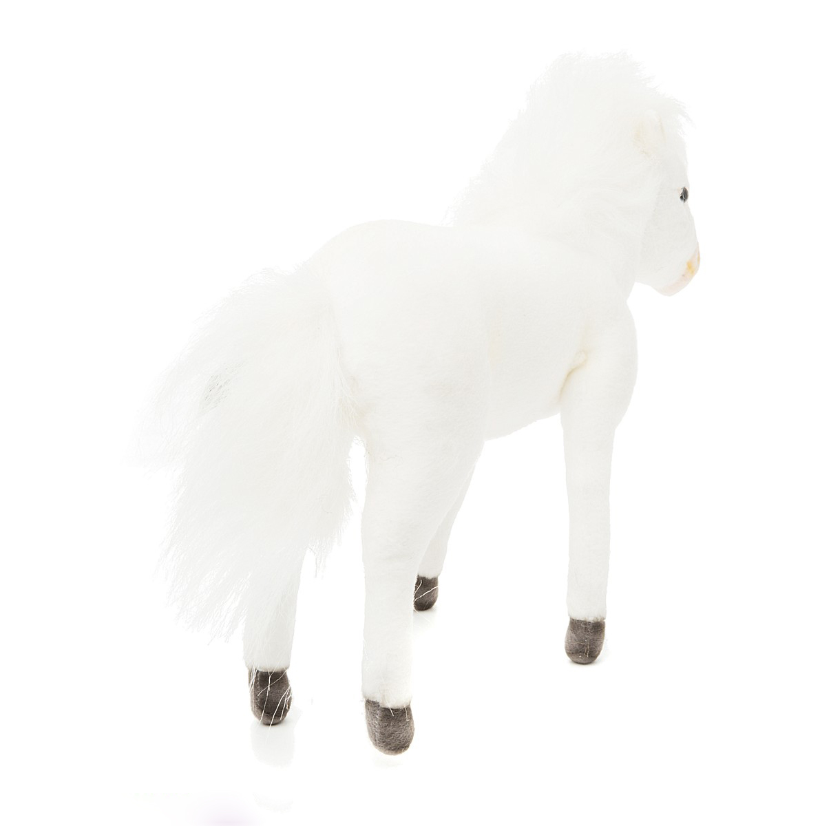 Мягкая игрушка – Лошадь белая, 32 см  
