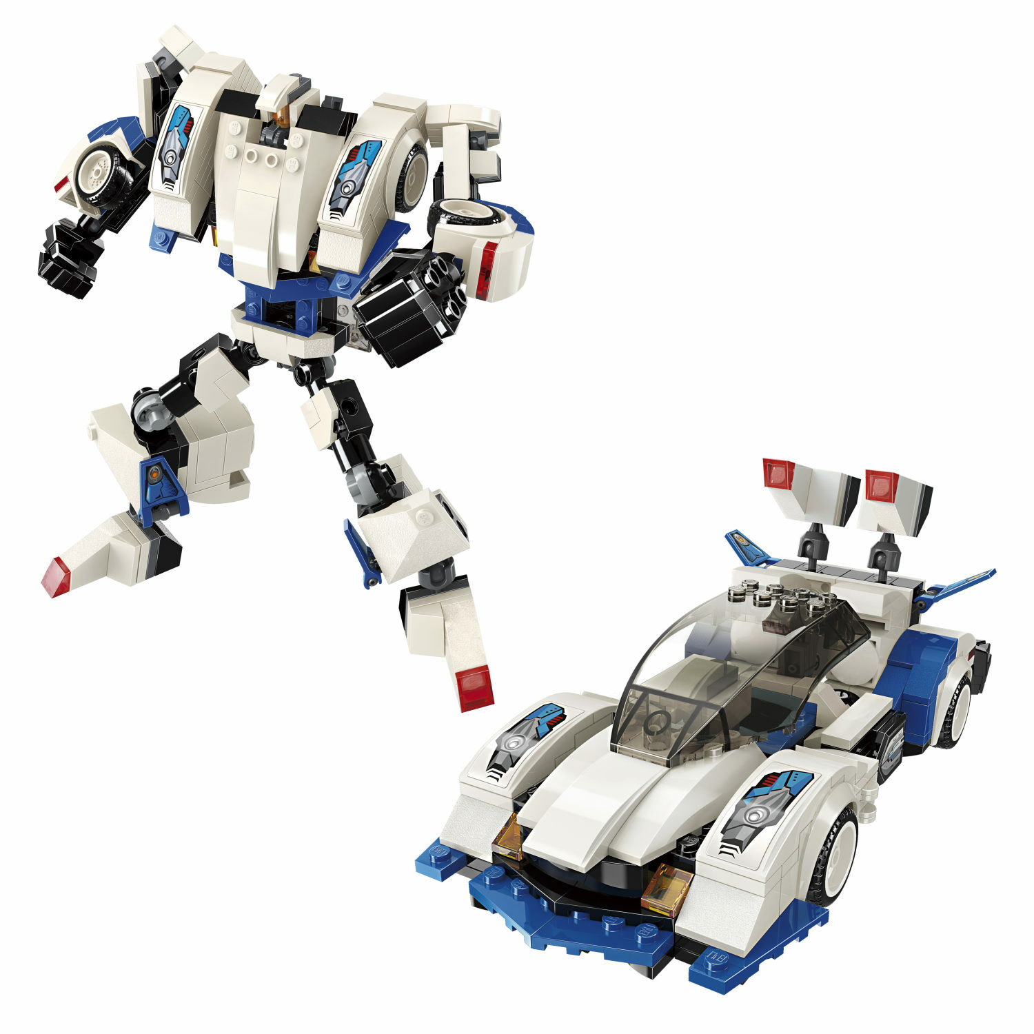 Конструктор Blockformers Transbot - Суперкар-Спэйсфайтер  