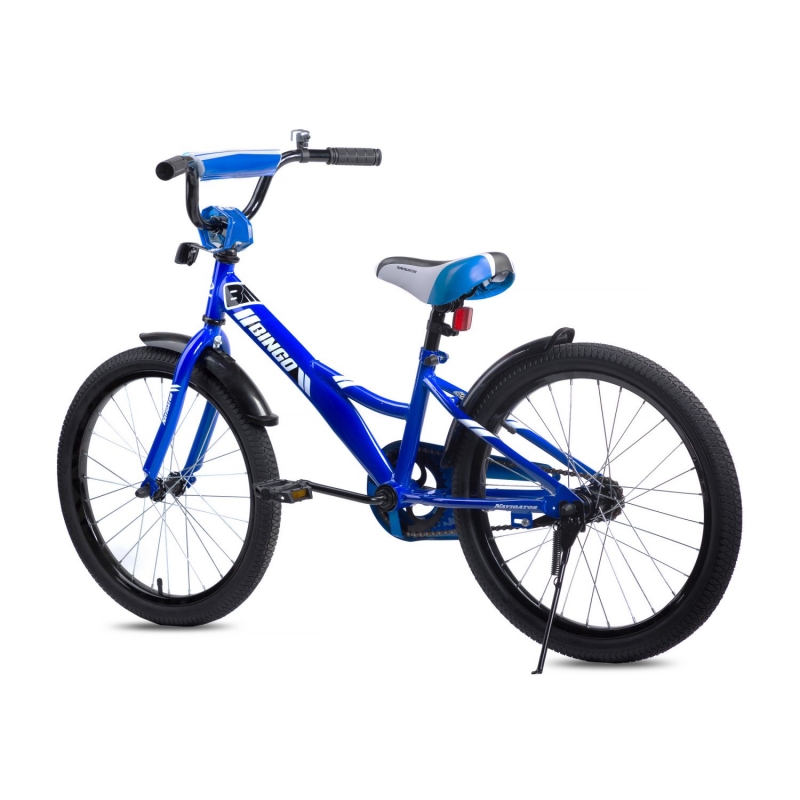 Детский велосипед Bingo, колеса 20", стальная рама и обода, ножной тормоз  