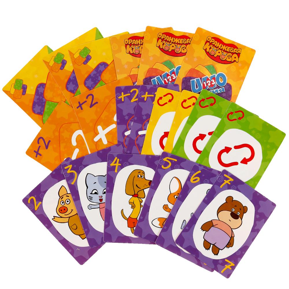 Развивающие карточки Умные игры Союзмультфильм - Уномания Оранжевая корова, 72 карточки  