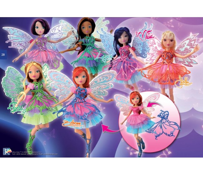 Кукла Winx Club Баттерфликс Флора  