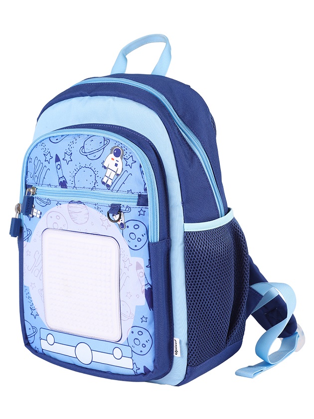 Детский рюкзак U18-15 с космонавтами, цвет – синий  