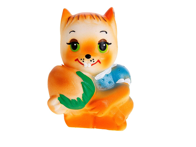 

Фигурка из пвх - Белочка с орехом, 10 см