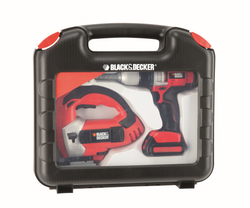 Black&Decker. Дрель и лобзик в чемоданчике  